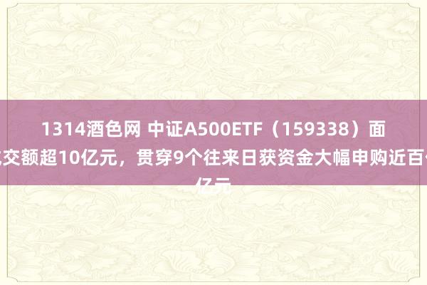 1314酒色网 中证A500ETF（159338）面前成交额超10亿元，贯穿9个往来日获资金大幅申购近百亿元